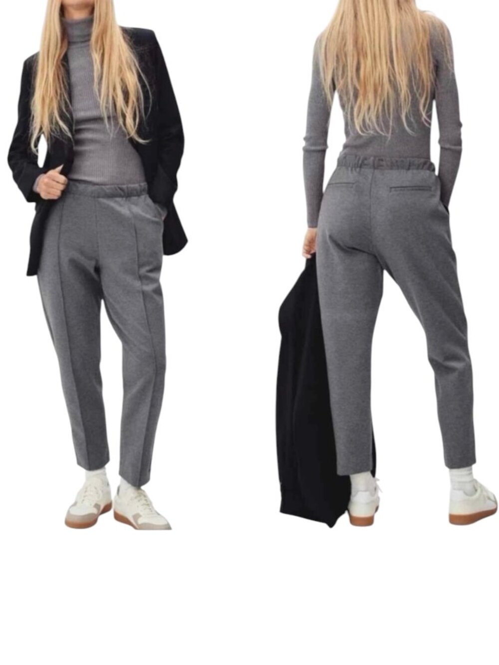 Everlane The Dream Pant Organic Cotton Modal Heather Gray M NWT